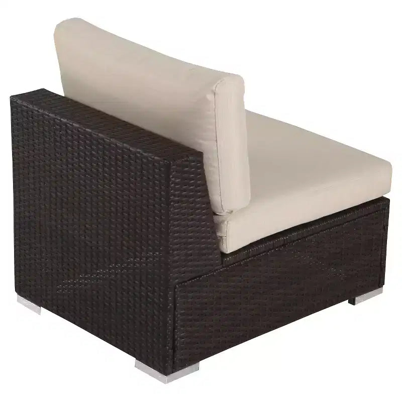 Ensemble de sectionnels de patio en osier 5 pièces Santa Rosa avec coussins : Meubles d'extérieur, sièges profonds – Christopher Knight Home