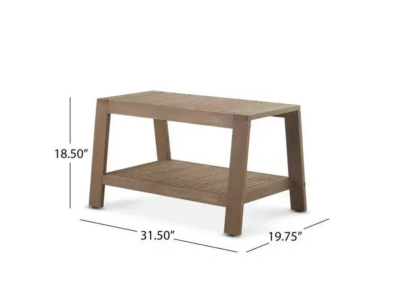 Lot de 2 fauteuils de jardin Grenada en bois d'acacia gris : Résistant aux intempéries avec coussins – Christopher Knight Home