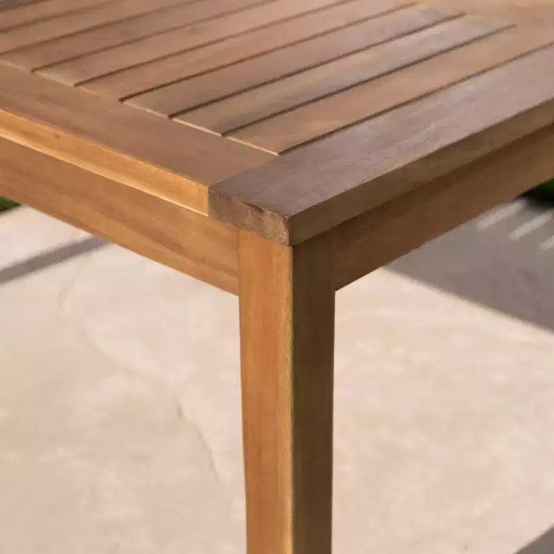 Ensemble de conversation 5 pièces en bois d'acacia Perla : Résistant aux intempéries, canapé modulaire et table basse - Christopher Knight Home