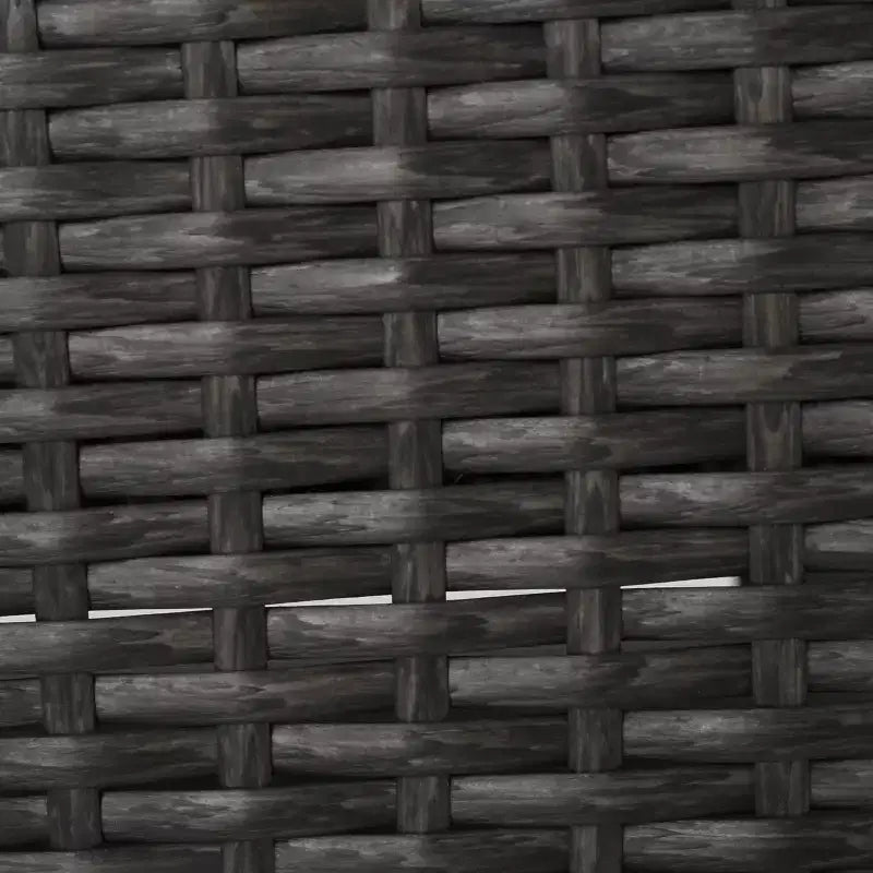 Christopher Knight Home Ensemble de 4 meubles d'extérieur en osier Santa Rosa gris/gris clair