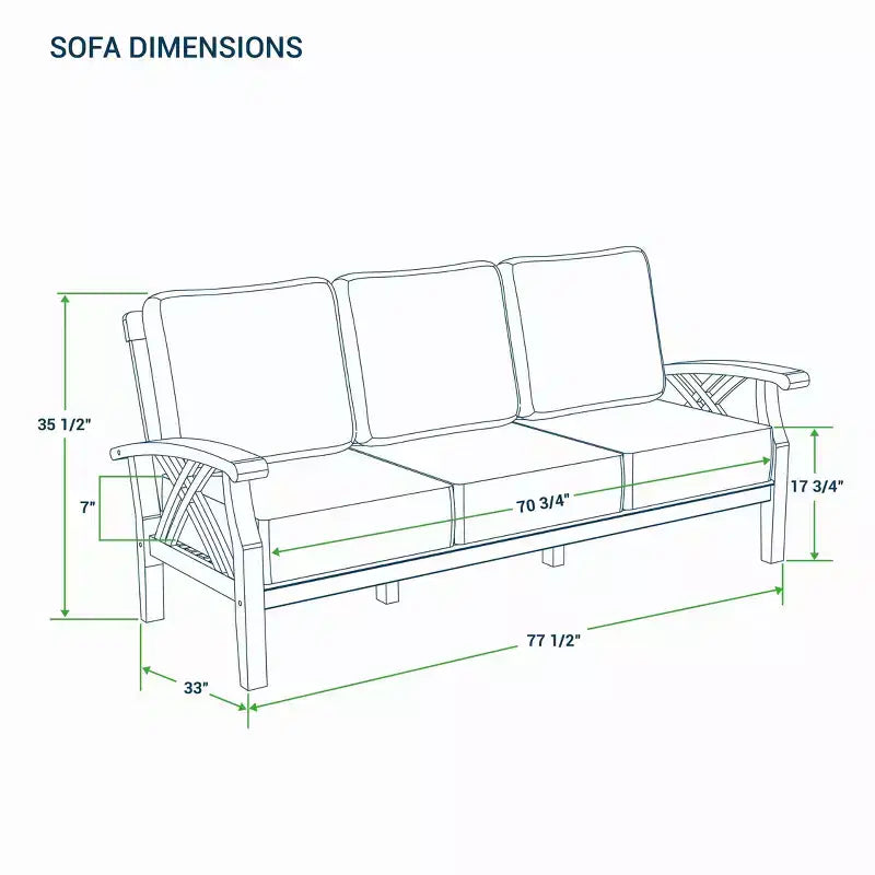 Ensemble de conversation d'extérieur Sonoma Lane Eola 5 pièces en teck avec coussins zippés beiges – Résistant aux intempéries