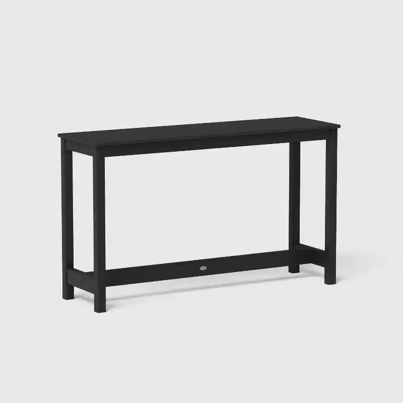 POLYWOOD Moore Ensemble de balcon 3 pièces hauteur comptoir noir