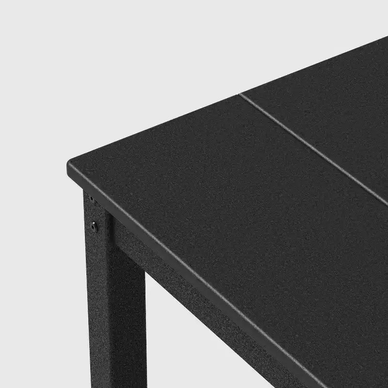 POLYWOOD Moore Ensemble de balcon 3 pièces hauteur comptoir noir