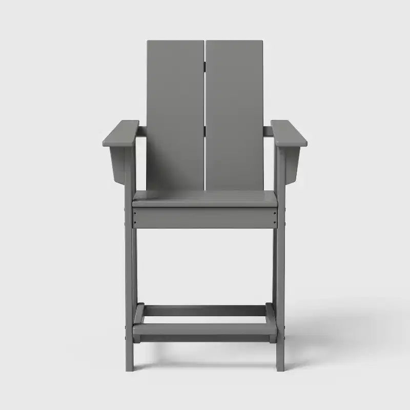 POLYWOOD Moore Ensemble de comptoir de balcon 3 pièces Gris ardoise