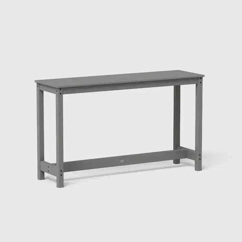 POLYWOOD Moore Ensemble de comptoir de balcon 3 pièces Gris ardoise