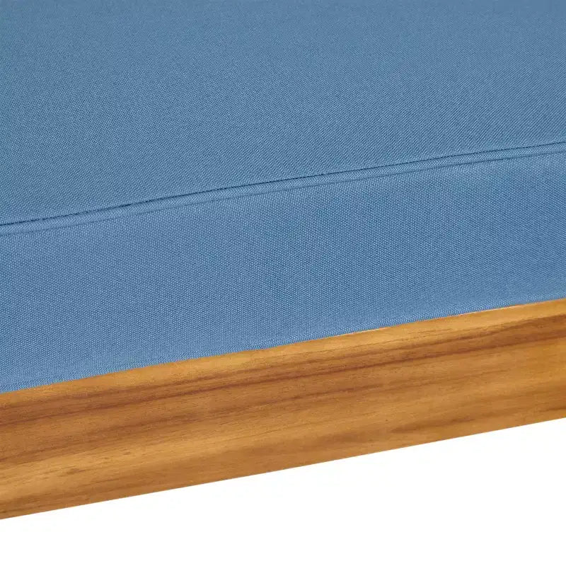Christopher Knight Home Cascada, canapé sectionnel d'extérieur en bois d'acacia 7 places avec coussins