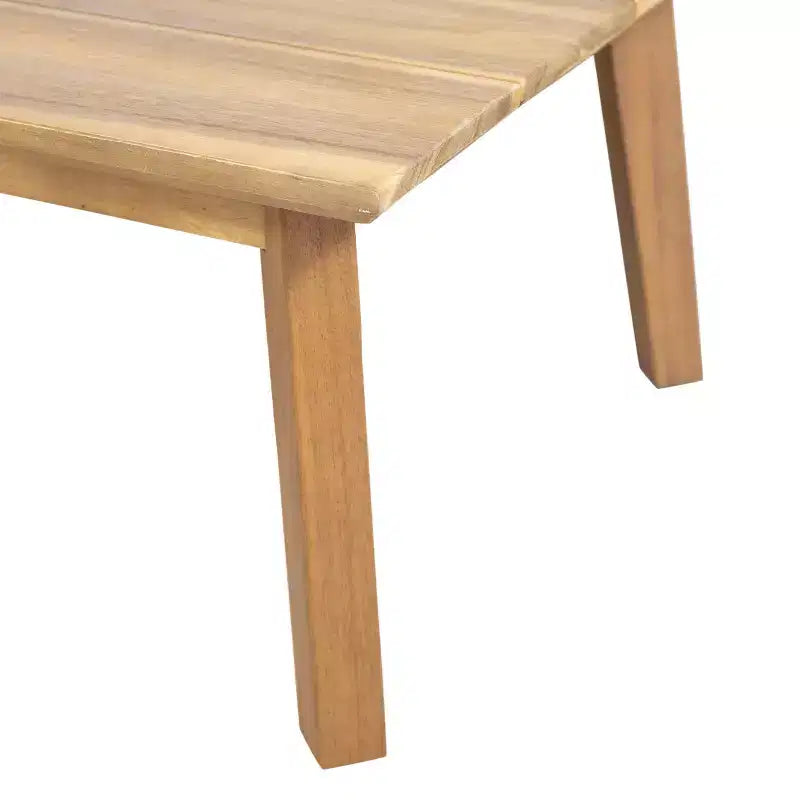 Christopher Knight Home Burchett Ensemble de conversation 2 pièces en bois d'acacia et osier pour terrasse avec coussins