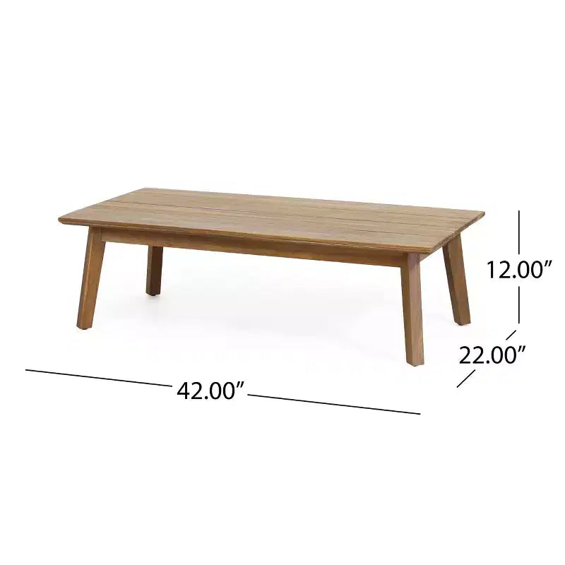 Christopher Knight Home Burchett Ensemble de conversation 2 pièces en bois d'acacia et osier pour terrasse avec coussins