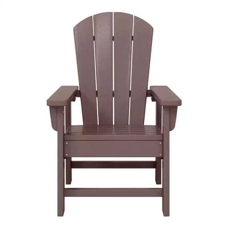 WestinTrends Malibu Ensemble de salle à manger d'extérieur carré 5 pièces en PEHD pour enfants avec table et chaises