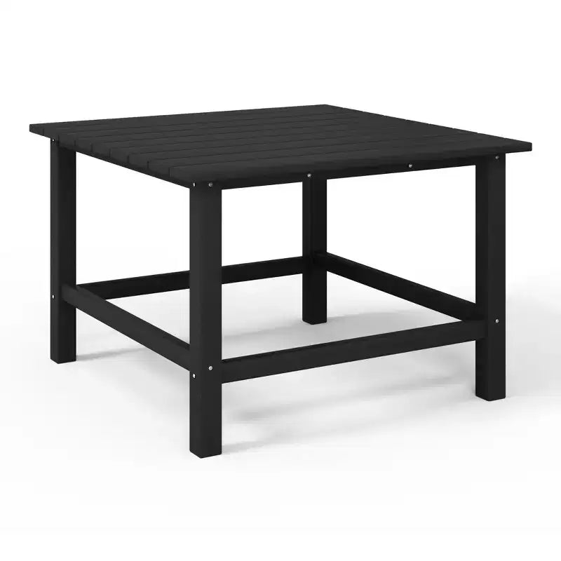 WestinTrends Malibu Ensemble de salle à manger d'extérieur carré 5 pièces en PEHD pour enfants avec table et chaises