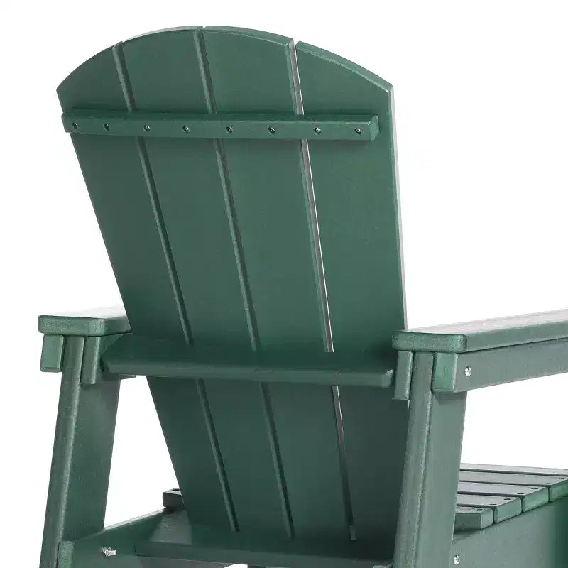 WestinTrends Malibu Ensemble de salle à manger d'extérieur carré 5 pièces en PEHD pour enfants avec table et chaises