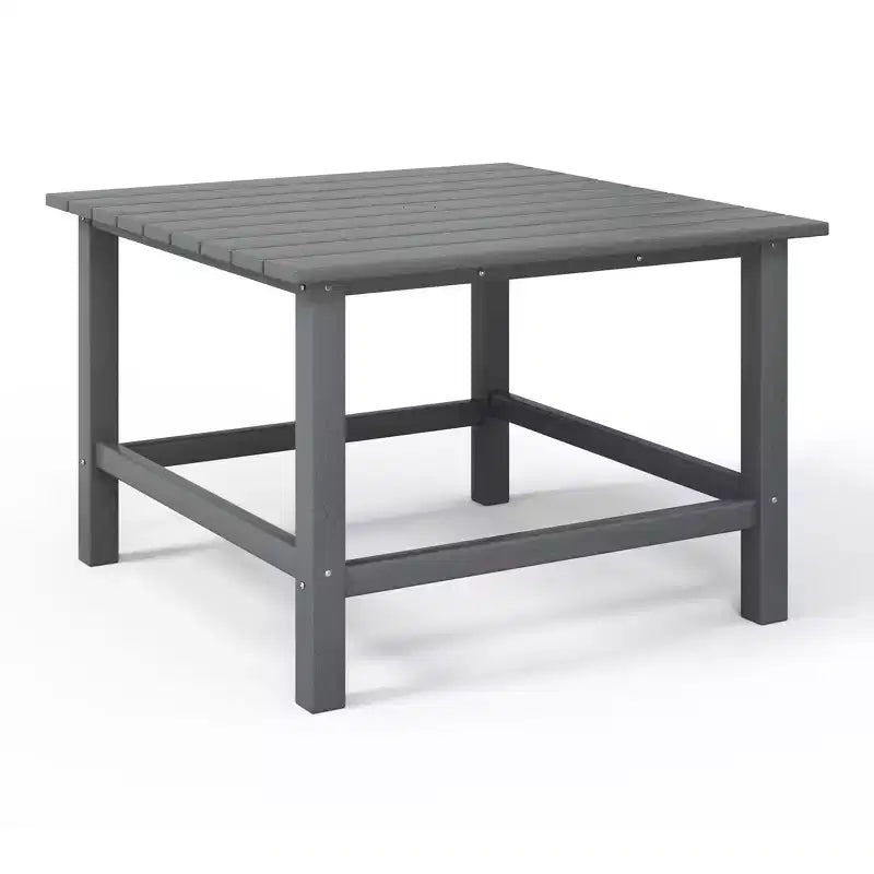 WestinTrends Malibu Ensemble de salle à manger d'extérieur carré 5 pièces en PEHD pour enfants avec table et chaises