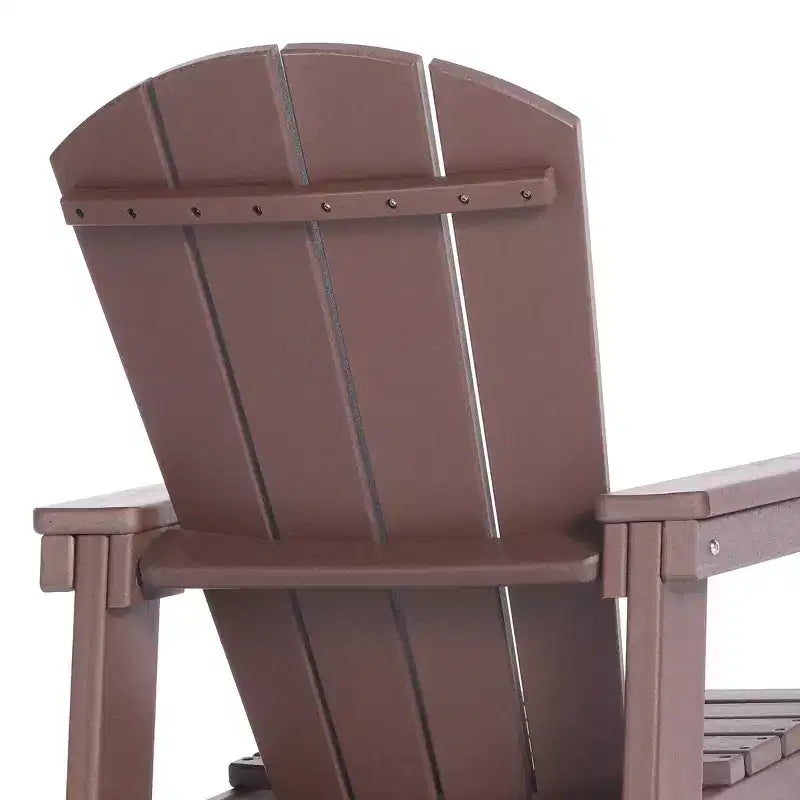 Ensemble table et chaises de salle à manger rondes 5 pièces pour enfant WestinTrends Malibu en PEHD pour l'extérieur