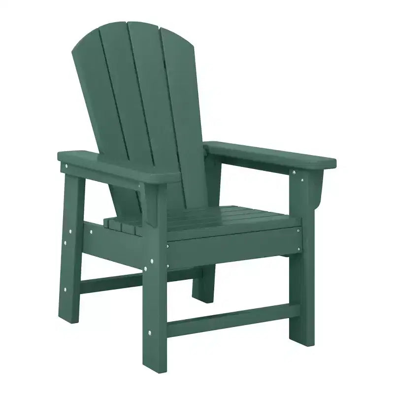 Ensemble table et chaises de salle à manger rondes 5 pièces pour enfant WestinTrends Malibu en PEHD pour l'extérieur