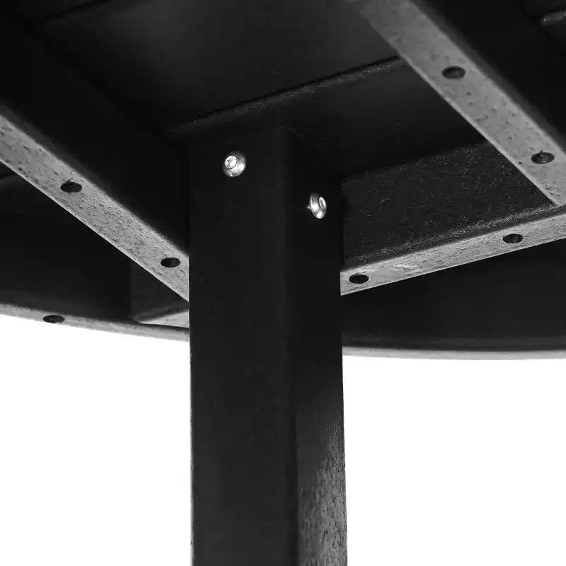 Ensemble table et chaises de salle à manger rondes 5 pièces pour enfant WestinTrends Malibu en PEHD pour l'extérieur