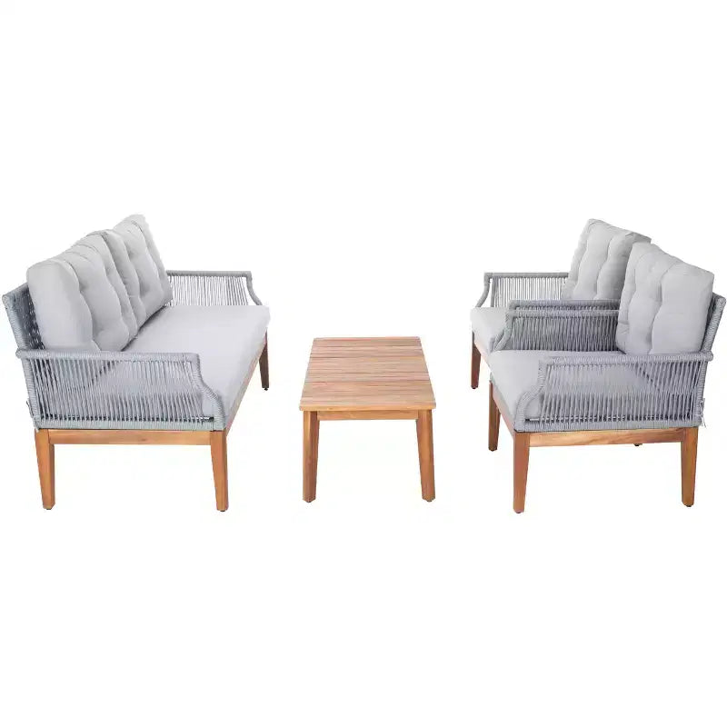 Ensemble de mobilier de salon 4 pièces Winslo - Intérieur/Extérieur - PAT7075 - Safavieh