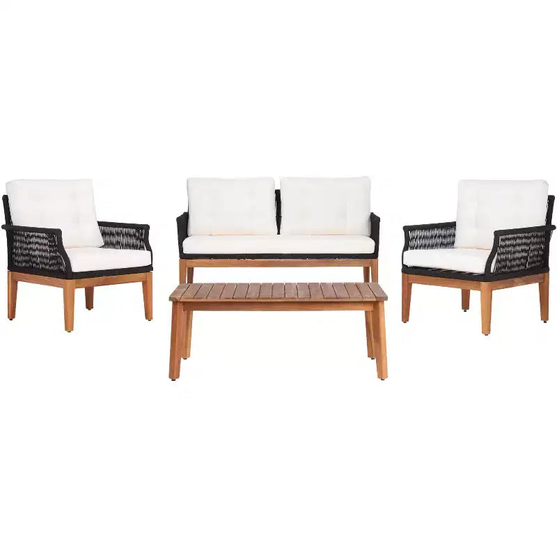 Winslo 4 Piece Living Set - Indoor/Outdoor - PAT7075 - Safavieh