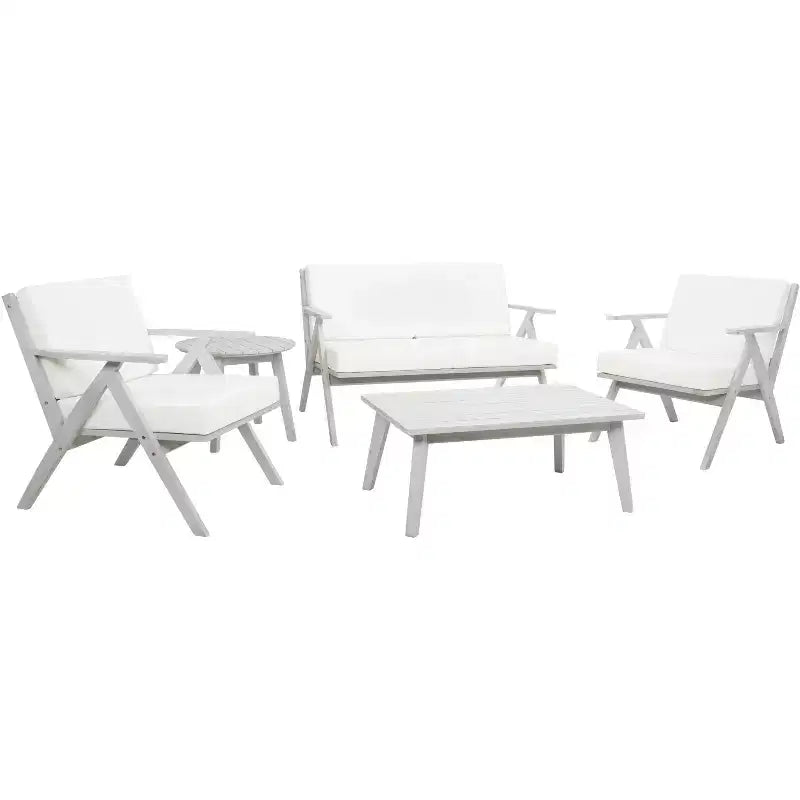 Ensemble de mobilier de jardin Dryad 5 pièces - Intérieur/Extérieur - PAT7306 - Safavieh