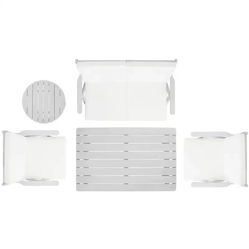 Ensemble de mobilier de jardin Dryad 5 pièces - Intérieur/Extérieur - PAT7306 - Safavieh