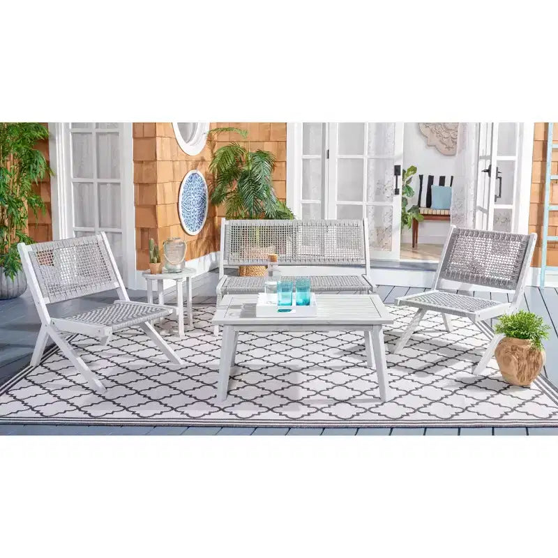 Ensemble de 5 meubles de salon Kobina - Intérieur/Extérieur - PAT7314 - Safavieh