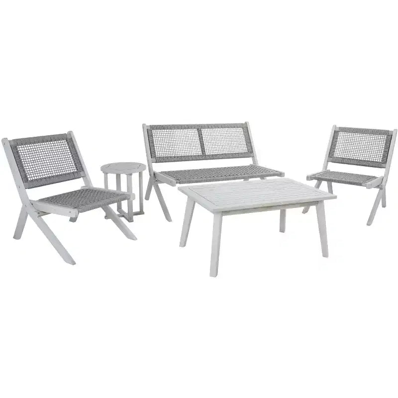 Ensemble de 5 meubles de salon Kobina - Intérieur/Extérieur - PAT7314 - Safavieh