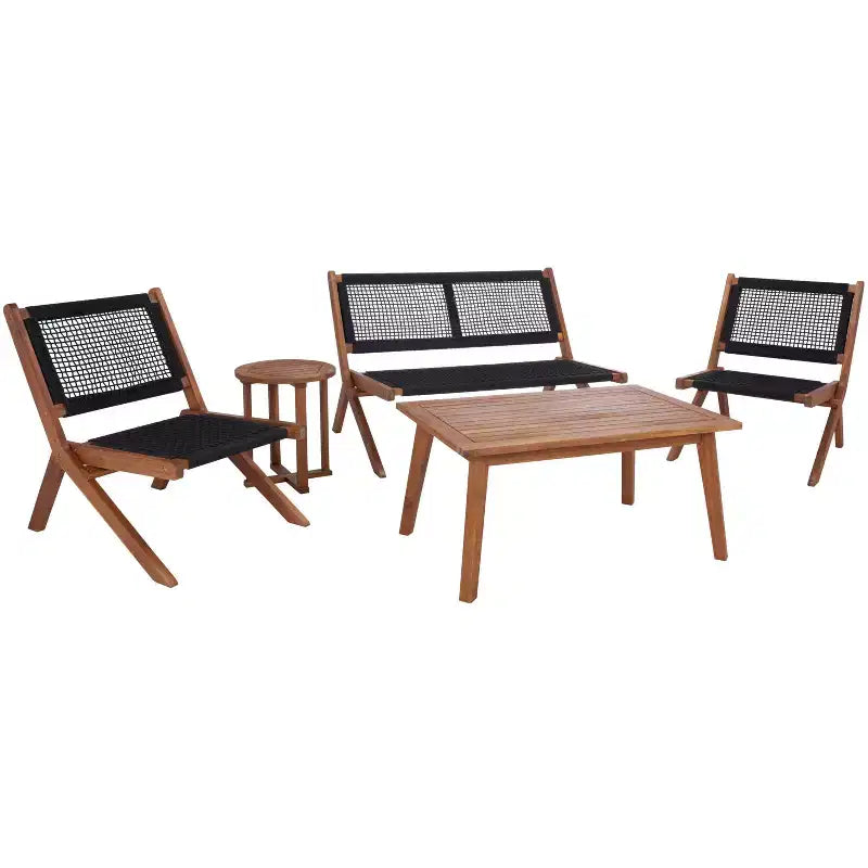 Ensemble de 5 meubles de salon Kobina - Intérieur/Extérieur - PAT7314 - Safavieh