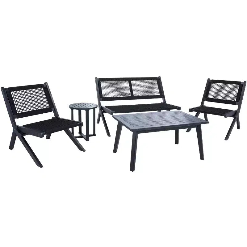 Ensemble de 5 meubles de salon Kobina - Intérieur/Extérieur - PAT7314 - Safavieh