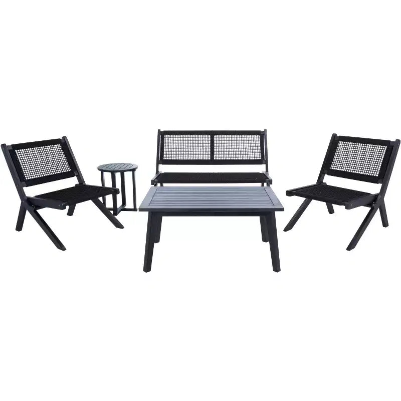 Kobina 5 Piece Living Set - Indoor/Outdoor - PAT7314 - Safavieh