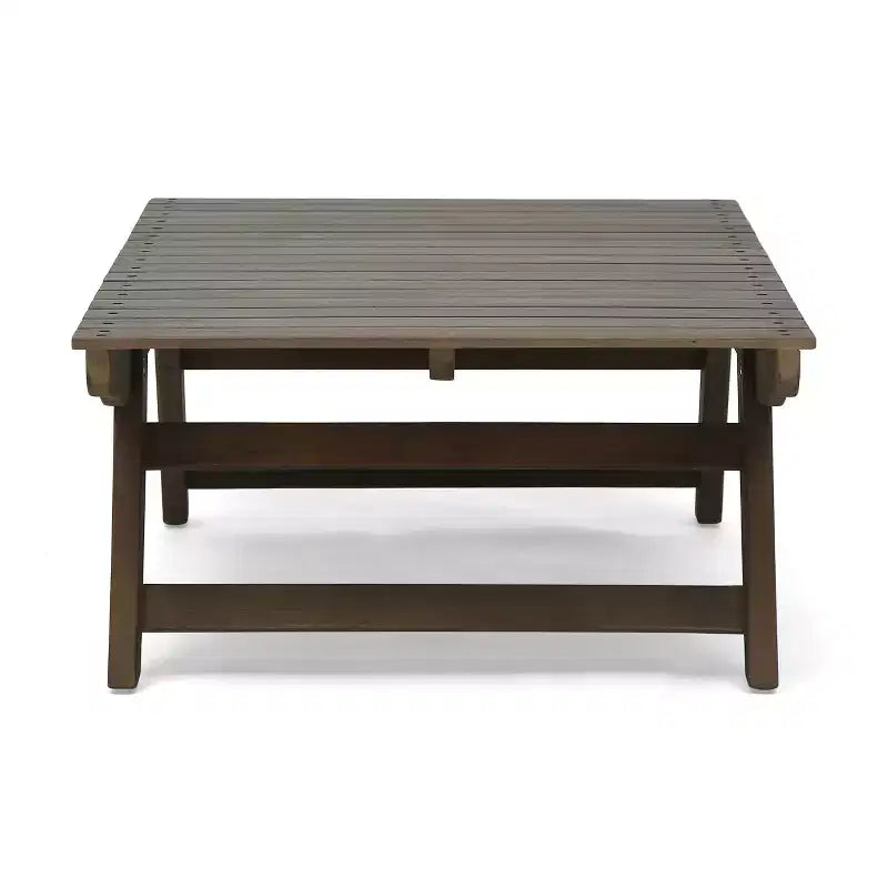 Christopher Knight Home Sedona Ensemble de conversation d'extérieur 4 places en bois d'acacia avec coussins