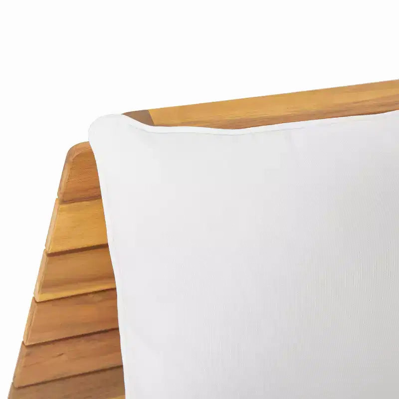Christopher Knight Home Sedona Ensemble de conversation d'extérieur 4 places en bois d'acacia avec coussins