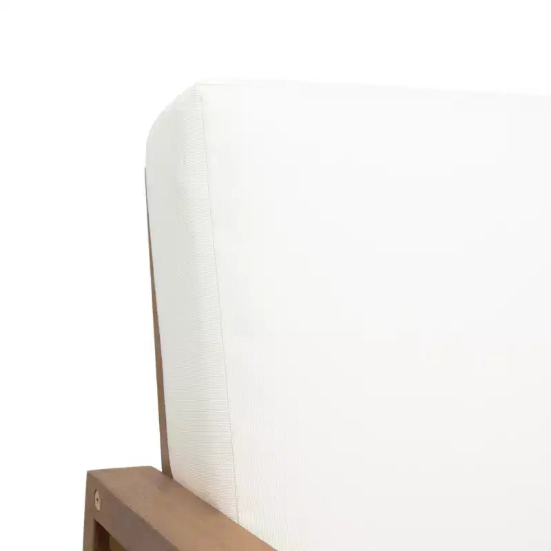 Christopher Knight Home Hazel Ensemble Causeuse et Table Basse d'Extérieur en Bois d'Acacia avec Coussins