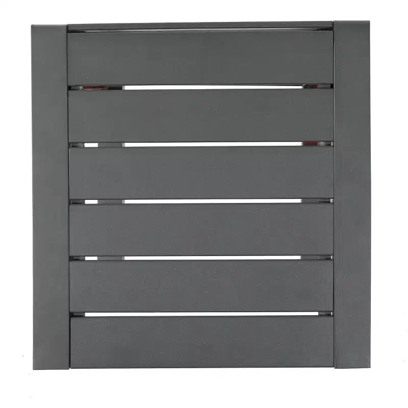 Christopher Knight Home Crested Bay, ensemble de discussion d'extérieur en aluminium 3 pièces avec table en C