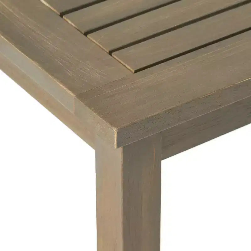 GDFStudio Keanu Canapé deux places et table basse d'extérieur en bois d'acacia avec coussins