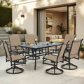 EROMMY 6 - Person Rectangular Outdoor Dining Set