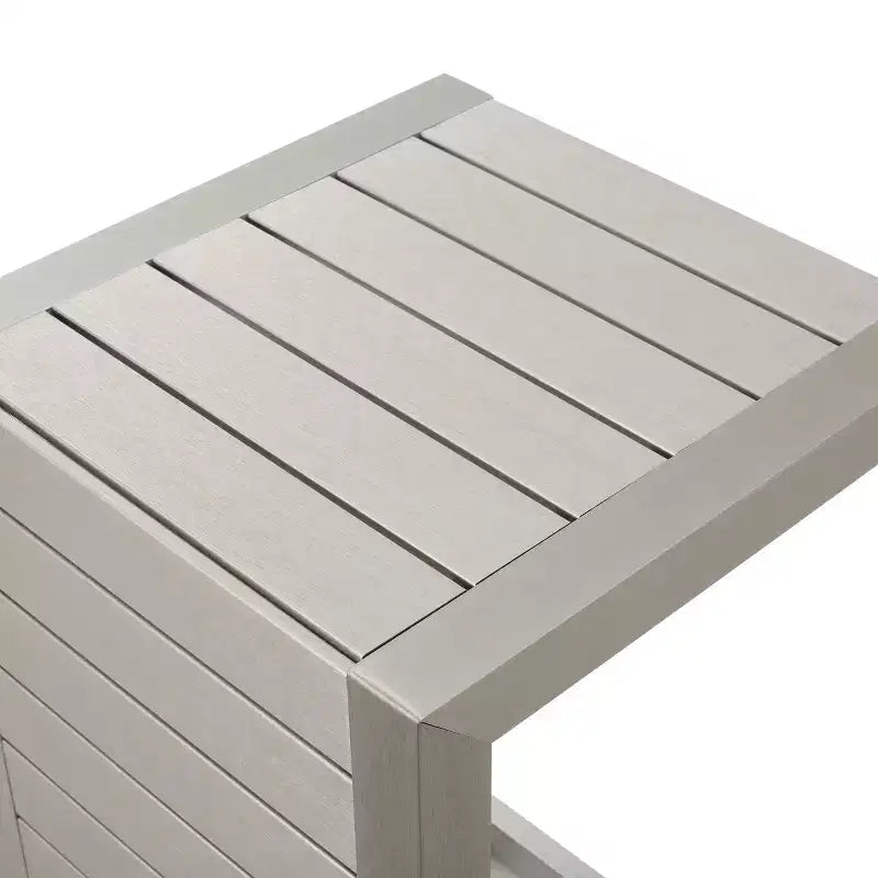 Christopher Knight Home Puerta, salon de jardin 4 places en osier avec 2 tables en C