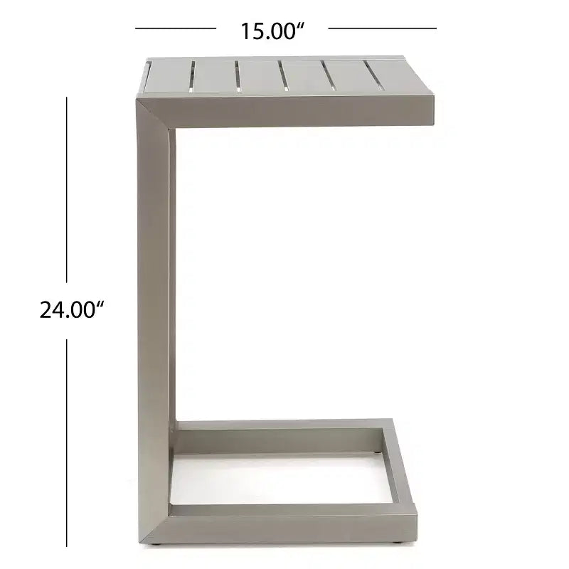 Christopher Knight Home Puerta, salon de jardin 4 places en osier avec 2 tables en C