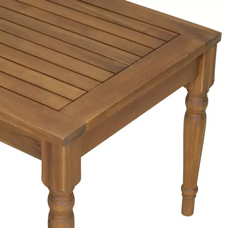 Christopher Knight Home Pendry Ensemble de conversation d'extérieur 2 pièces en bois d'acacia avec coussins résistants à l'eau