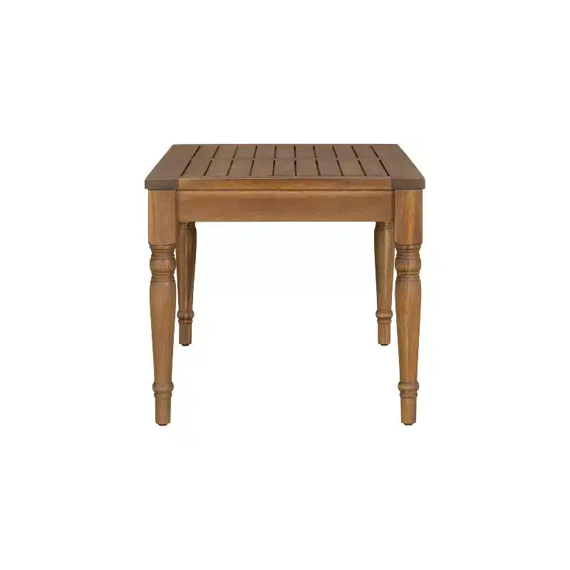 Christopher Knight Home Pendry Ensemble de conversation d'extérieur 2 pièces en bois d'acacia avec coussins résistants à l'eau