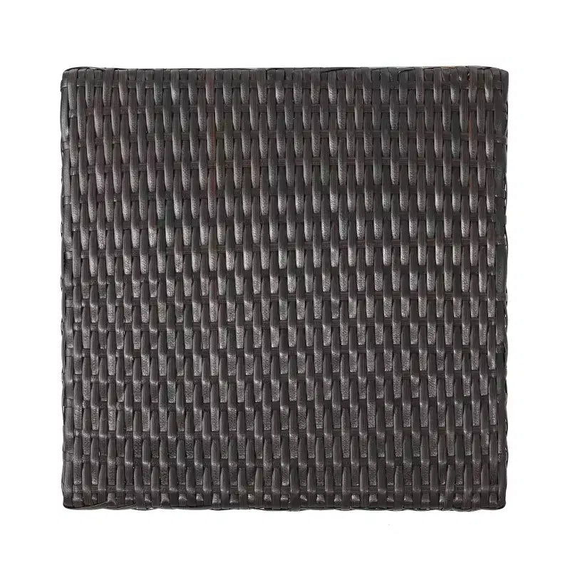Christopher Knight Home Oleander, ensemble de conversation d'extérieur en osier 3 pièces avec chaises empilables, marron multicouleur