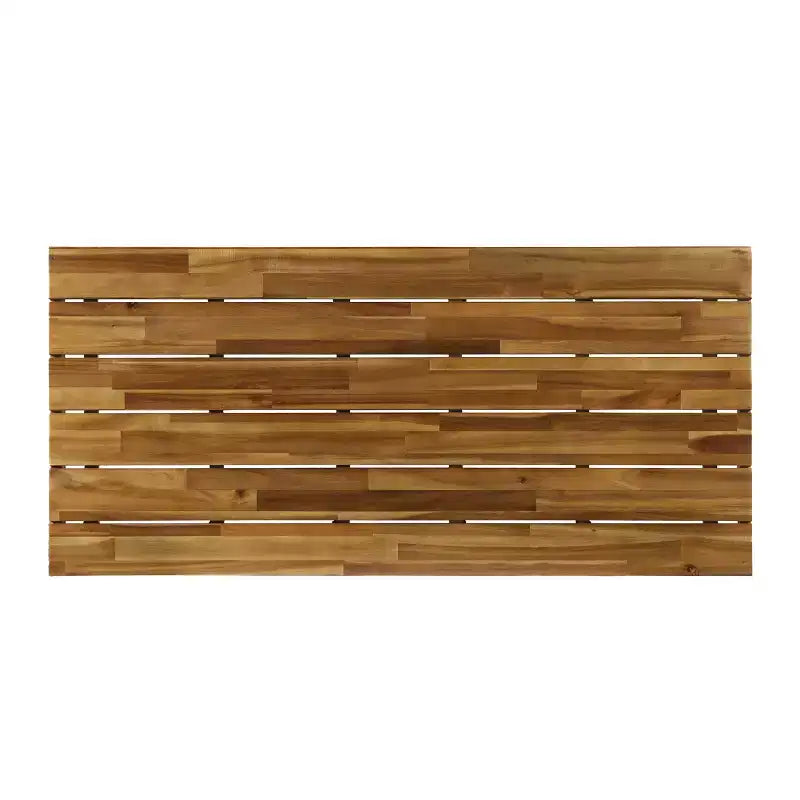 Christopher Knight Home Canoga – Ensemble canapé deux places et table en bois d'acacia avec coussins, pour l'extérieur