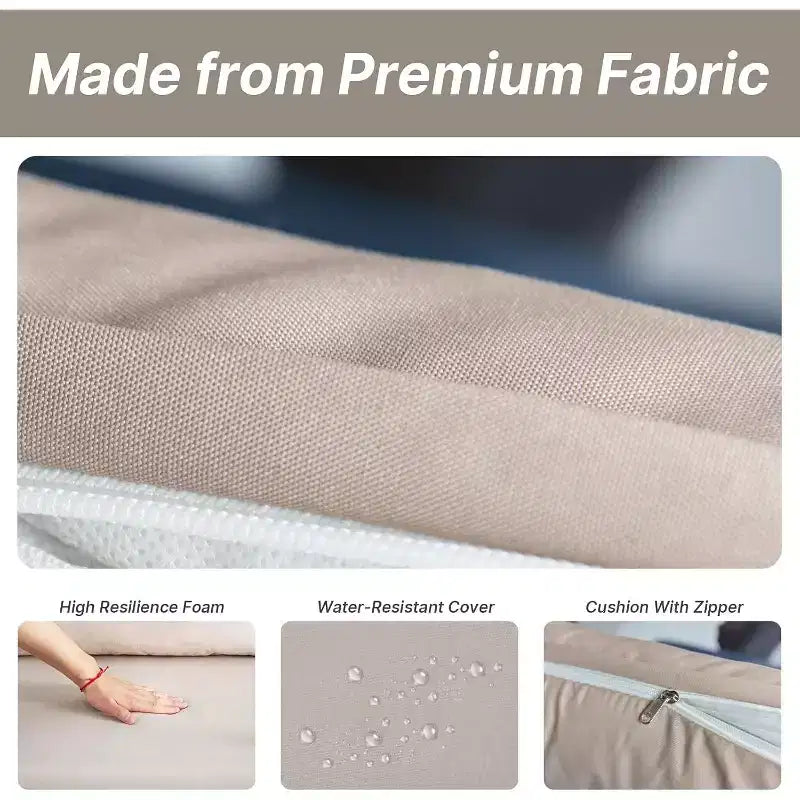 ALAULM 3 Pièces Chaises Basculantes Pivotantes en Rotin pour Patio - Chaises à Bascule Pivotantes d'extérieur avec 1 Table Basse en Rotin