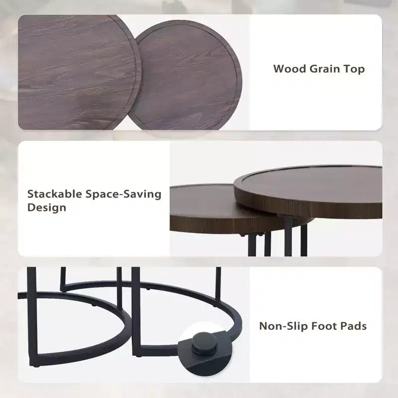 EAGLE PEAK Collection Sunset Dune Ensemble de mobilier d'extérieur moderne, Ensemble de conversation 5 pièces en osier avec coussins