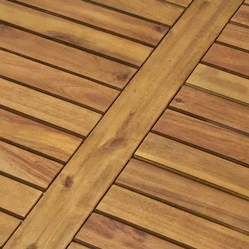 Christopher Knight Home Perla Salon de jardin 8 places en bois d'acacia avec coussins