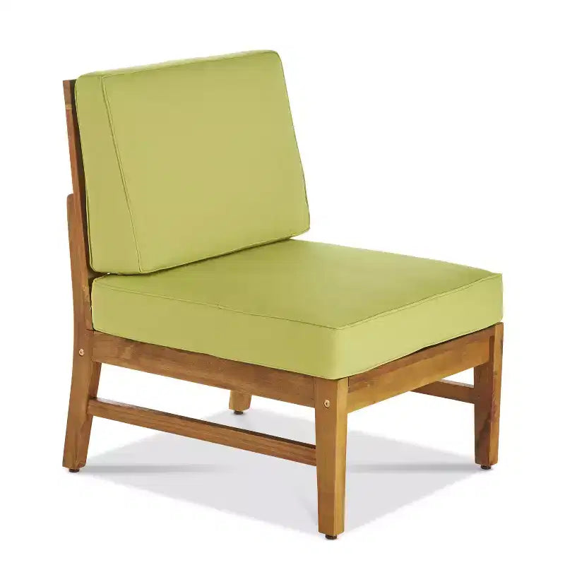 Christopher Knight Home Perla Salon de jardin 8 places en bois d'acacia avec coussins