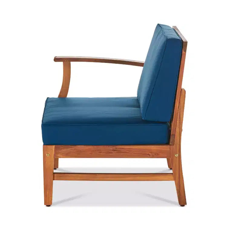Christopher Knight Home Perla Salon de jardin 8 places en bois d'acacia avec coussins