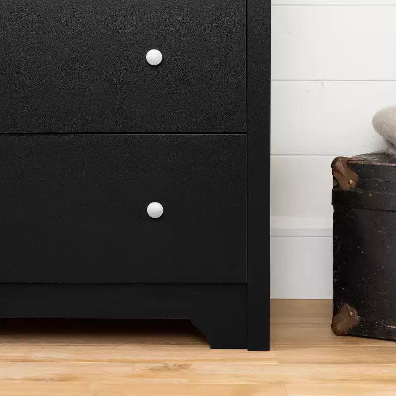 Commode à 5 tiroirs gris doux