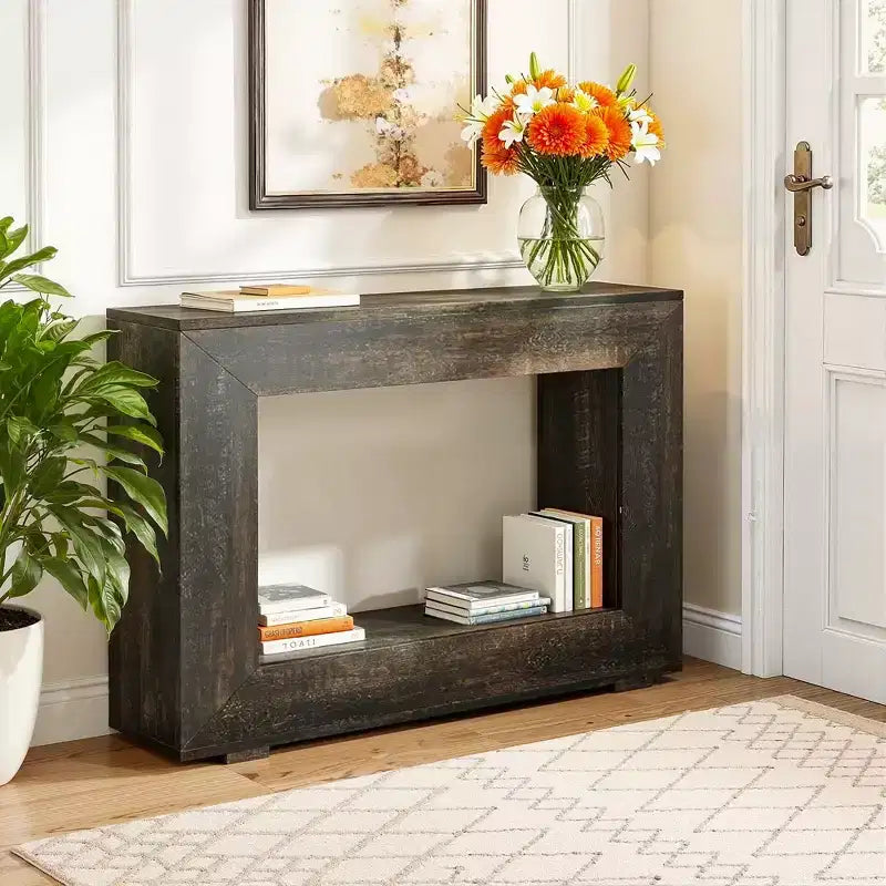 Console rustique en bois au charme vintage pour ferme