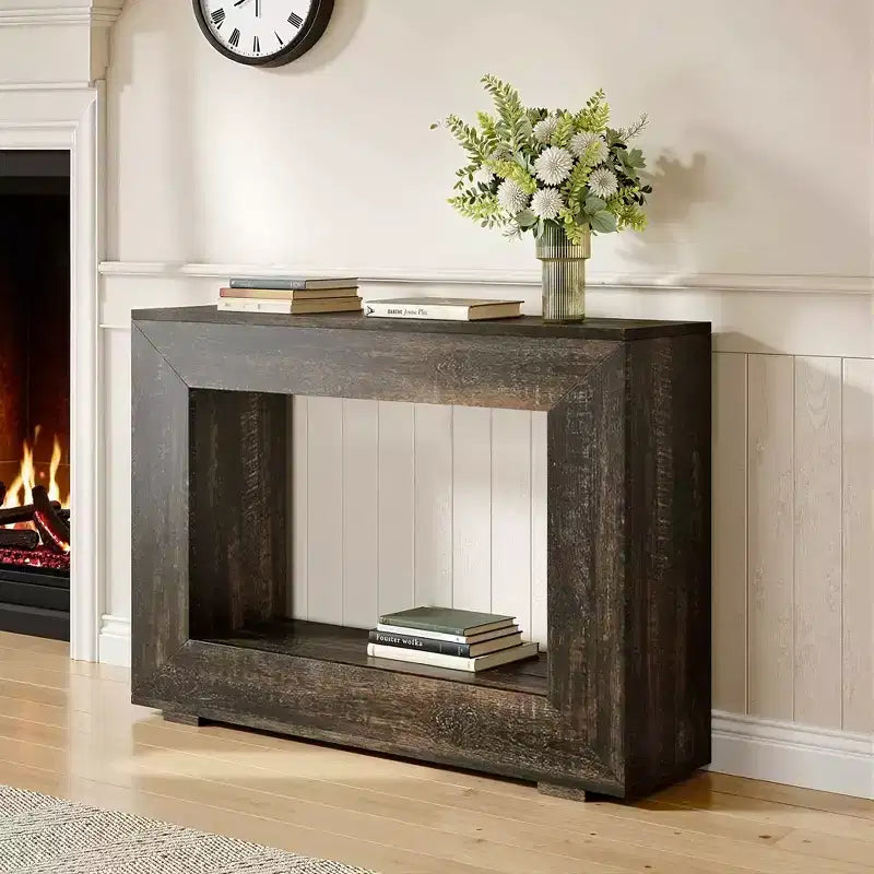 Console rustique en bois au charme vintage pour ferme