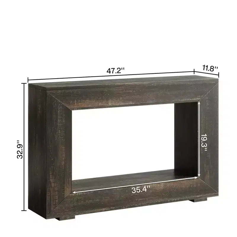 Console rustique en bois au charme vintage pour ferme