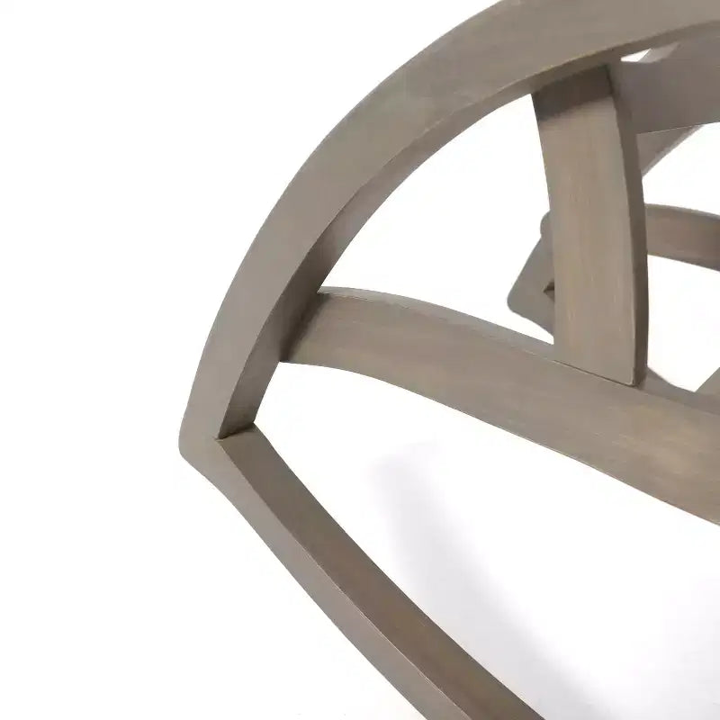 Christopher Knight Home Sunview Ensemble de conversation 3 pièces en bois d'acacia avec chaises à bascule inclinables pour l'extérieur